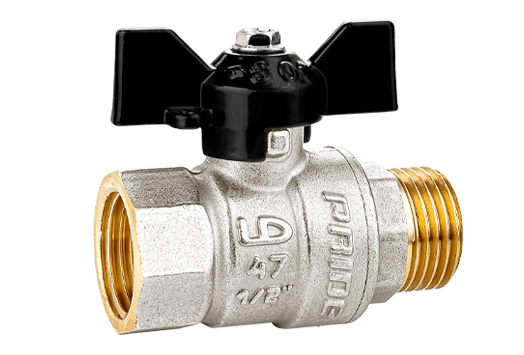 Краны шаровые муфтовые. купить Кран шар. 1 г/ш баб. /12/