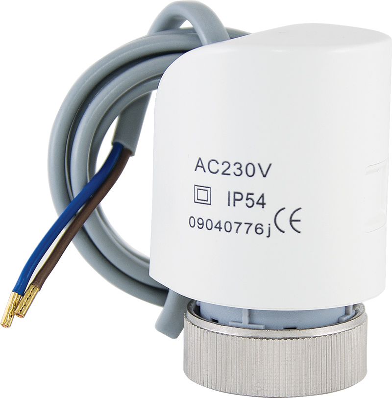 Комплектующие к радиаторам. купить Привод термоэлектрический нормально ...